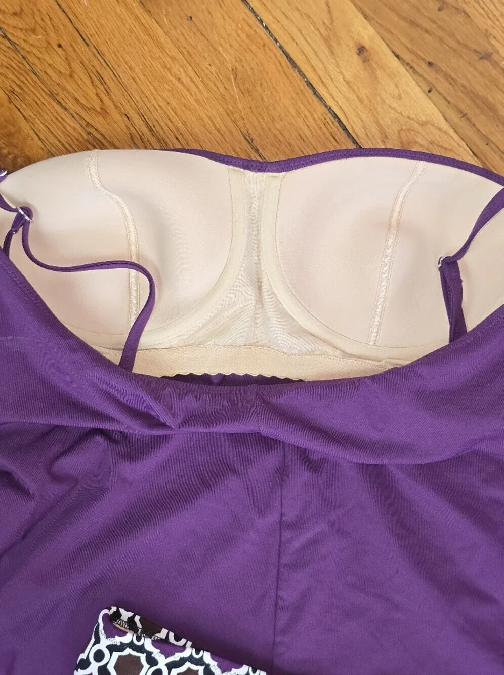 Land's End Purple Two Piece Tankini Set 16